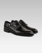 Pantofi-Barbati-Double-Monk-Strap-Din-Piele-Neagra-