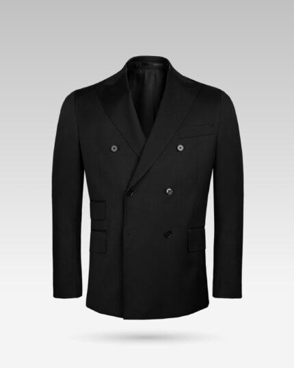 Costum-Barbati-Double-Breasted-Negru-Vitale-Barberis-Canonico-