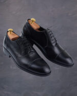 Pantofi Oxford clasic negri pentru barbati