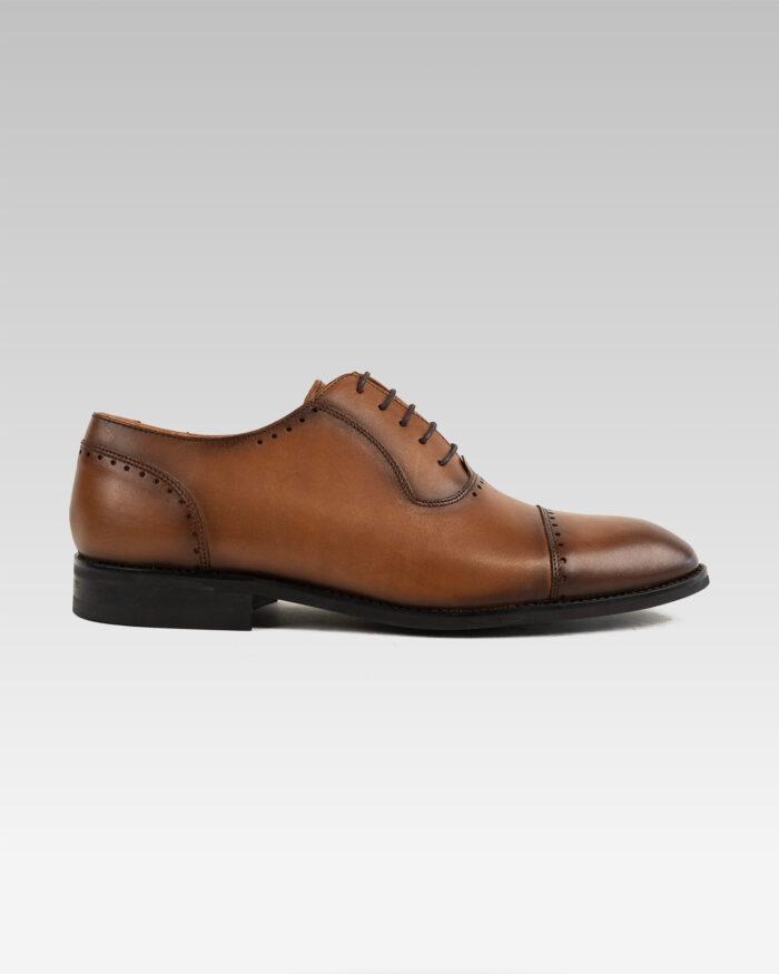 Pantofi-Barbati-Oxford-Maro-Piele-
