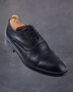 Pantofi Oxford Barbati Negri cu siret
