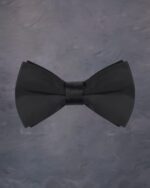Papion negru Black Tie Barbati saten medium size