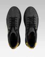 Sneakers-Barbati-Print-Pisica-De-Mare-Bleumarin-Cu-Calcai-Galben-Piele-