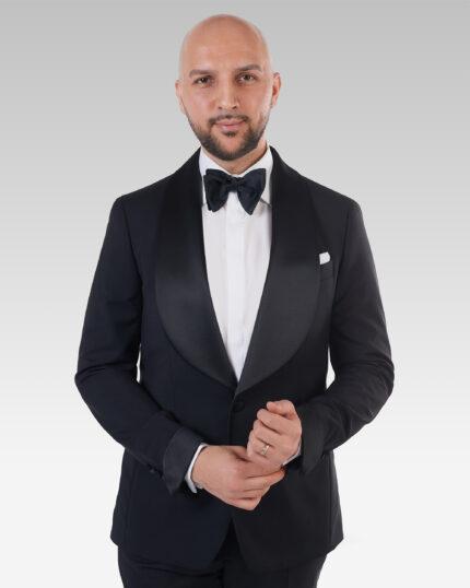 Costume-Barbati-Cluj-Costum-Ceremonie-Smoking-Negru-Barbati-Single-Breasted-Vitale-Barberis-Canonico-Rever-Sal-Lat-