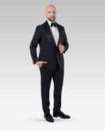 Smoking-Negru-Mire-Single-Breasted-Smoking-Cu-Rever-Sal-Lat-