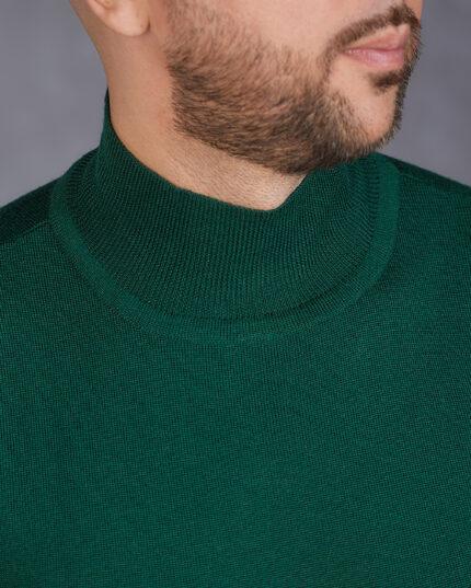 Maleta-Barbati-Verde-Guler-Scurt-Maleta-Din-Lana-Extra-Merinos-Cashwool-