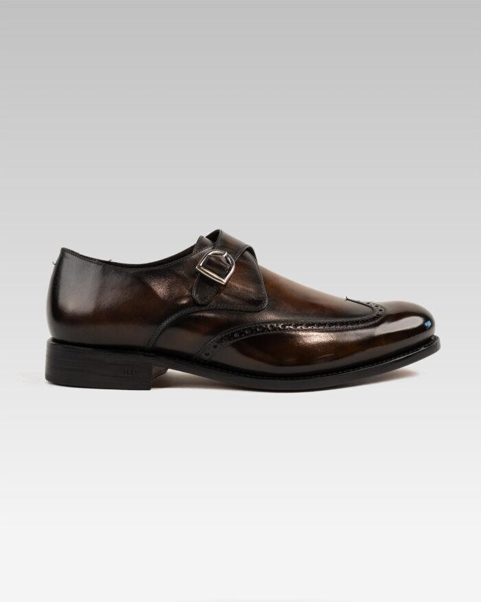 Pantofi-Made-To-Measure-Single-Monk-Patina-Maro-Tobacco-