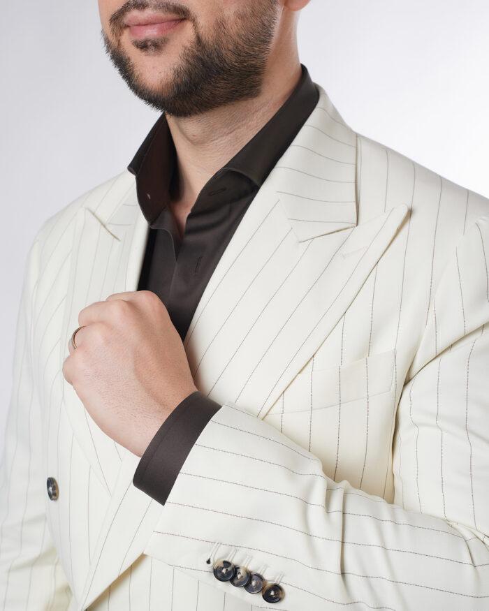 Costum-Barbati-Double-Breasted-Ariston-Imparato-Ivory-Dungi-Fine-Maro-