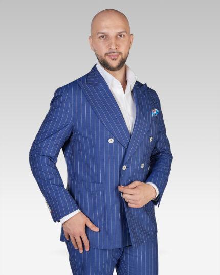 Costume-Barbati-Cluj-Costum-Barbati-Albastru-Double-Breasted-Made-To-Measure-Vitale-Barberis-Canonico-