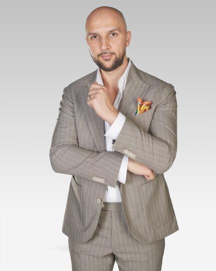Costume-Barbati-Cluj-Costum-Business-Casual-Grej-Vitale-Barberis-Canonico-
