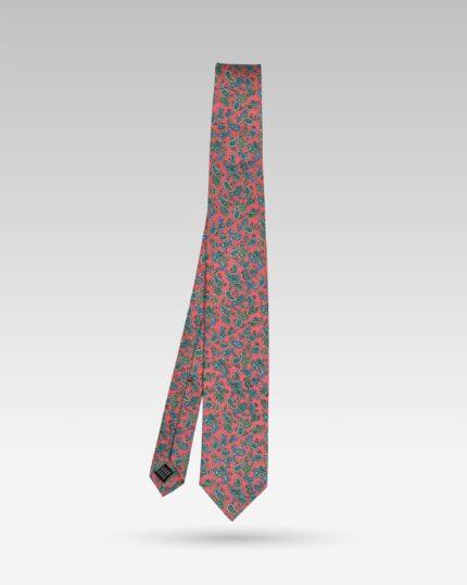 Cravata-Barbati-Matase-Corai-Paisley-
