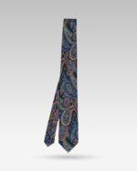 Cravata-Barbati-Matase-Multicolora-Paisley-