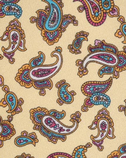 Cravata-Bej-Barbati-Motiv-Paisley-