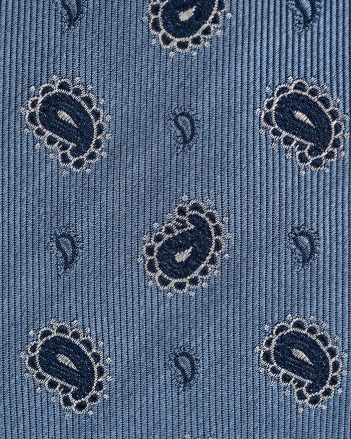 Cravata-Bleu-Matase-Paisley-