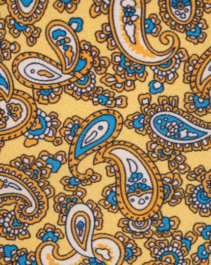 Cravata-Galbena-Paisley-Matase-Cravate-Barbati-