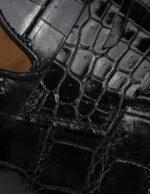Detaliu-Piele-Naturala-Aligator-Negru-