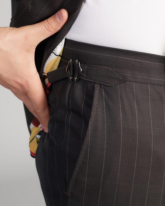 Pantaloni-Costum-Maro-Cu-Sistem-De-Ajustare-Talie-