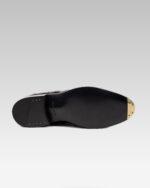 Talpa-De-Talpa-Cu-Talie-Tesita-Pantofi-Construiti-Goodyear-Welted-Varf-Metalic-
